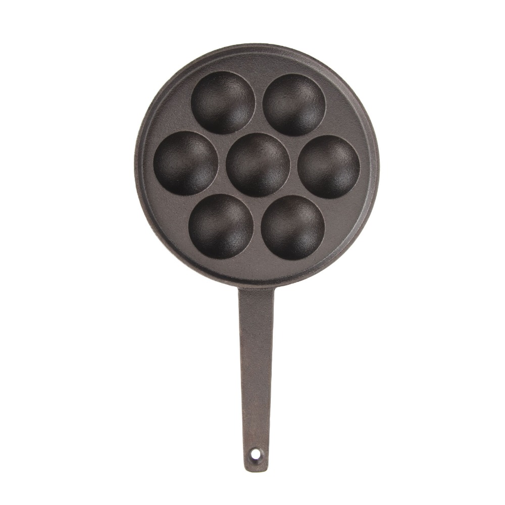 Takoyaki Pan Cast - Cast Iron Takoyaki Pan 2.17in Diameter