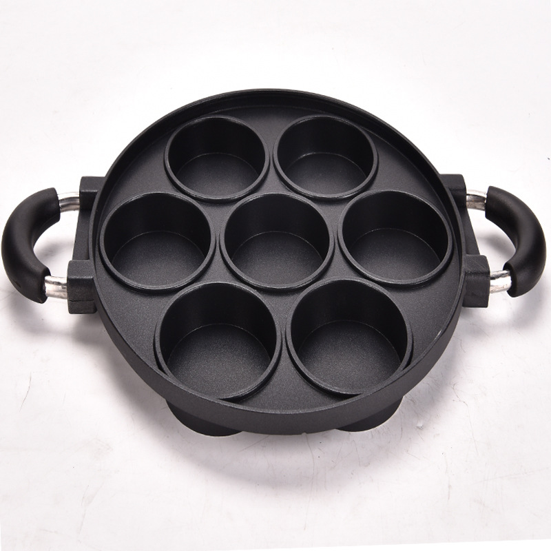 Takoyaki Pan Cast - Die-cast Aluminum Non-stick Baking Pan 12