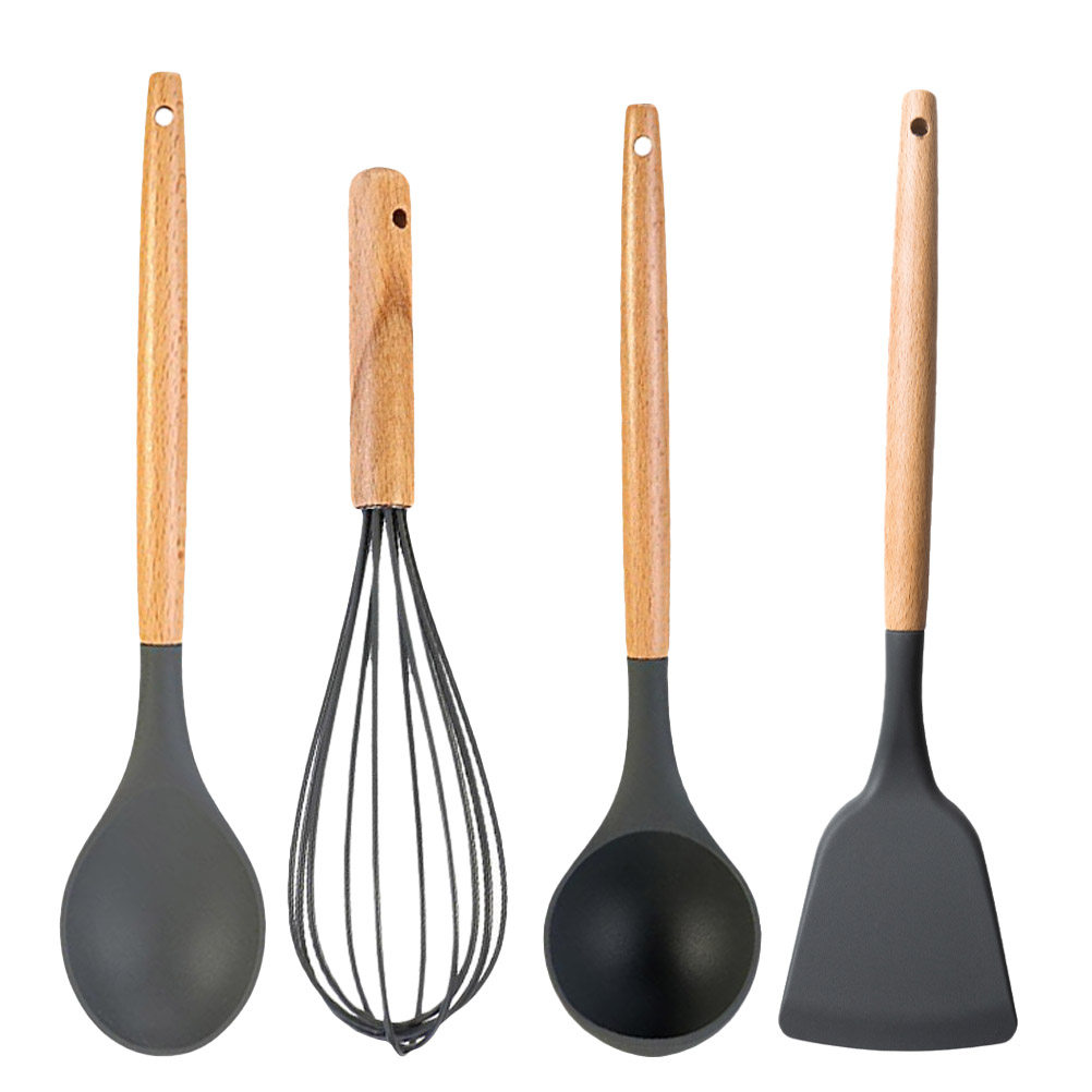 4Pcs Cooking Utensil Set Nonst - Home Cooking Kitchen ulasan dan harga