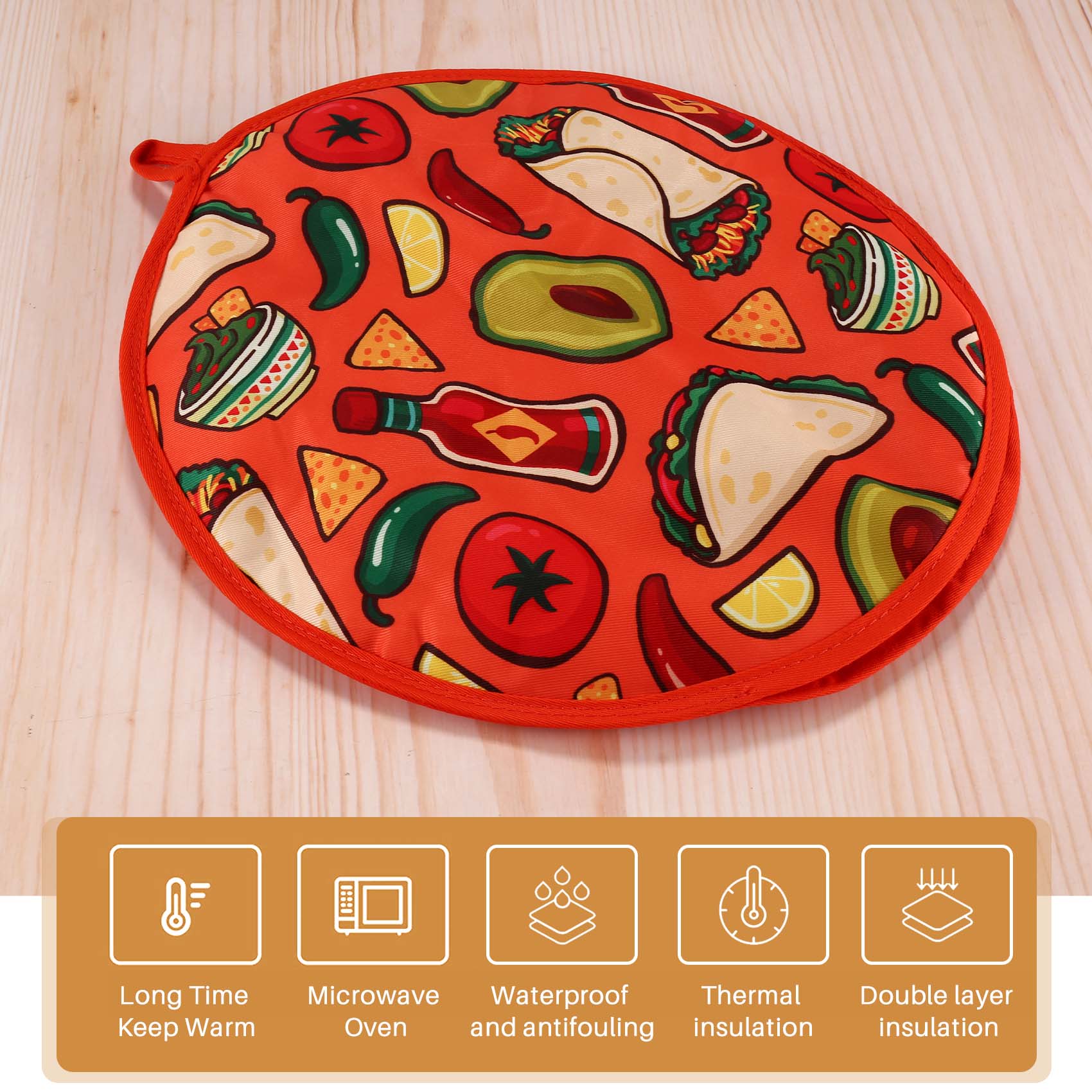 12inch Cloth Bag for Burrito,P - Tortilla Warmer Cloth ulasan dan harga