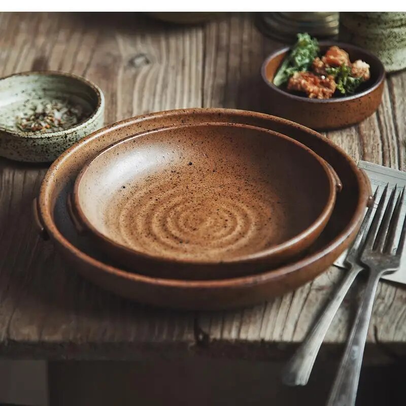 Japanese Handmade Stoneware Ta - Home Cooking Dinner ulasan dan harga
