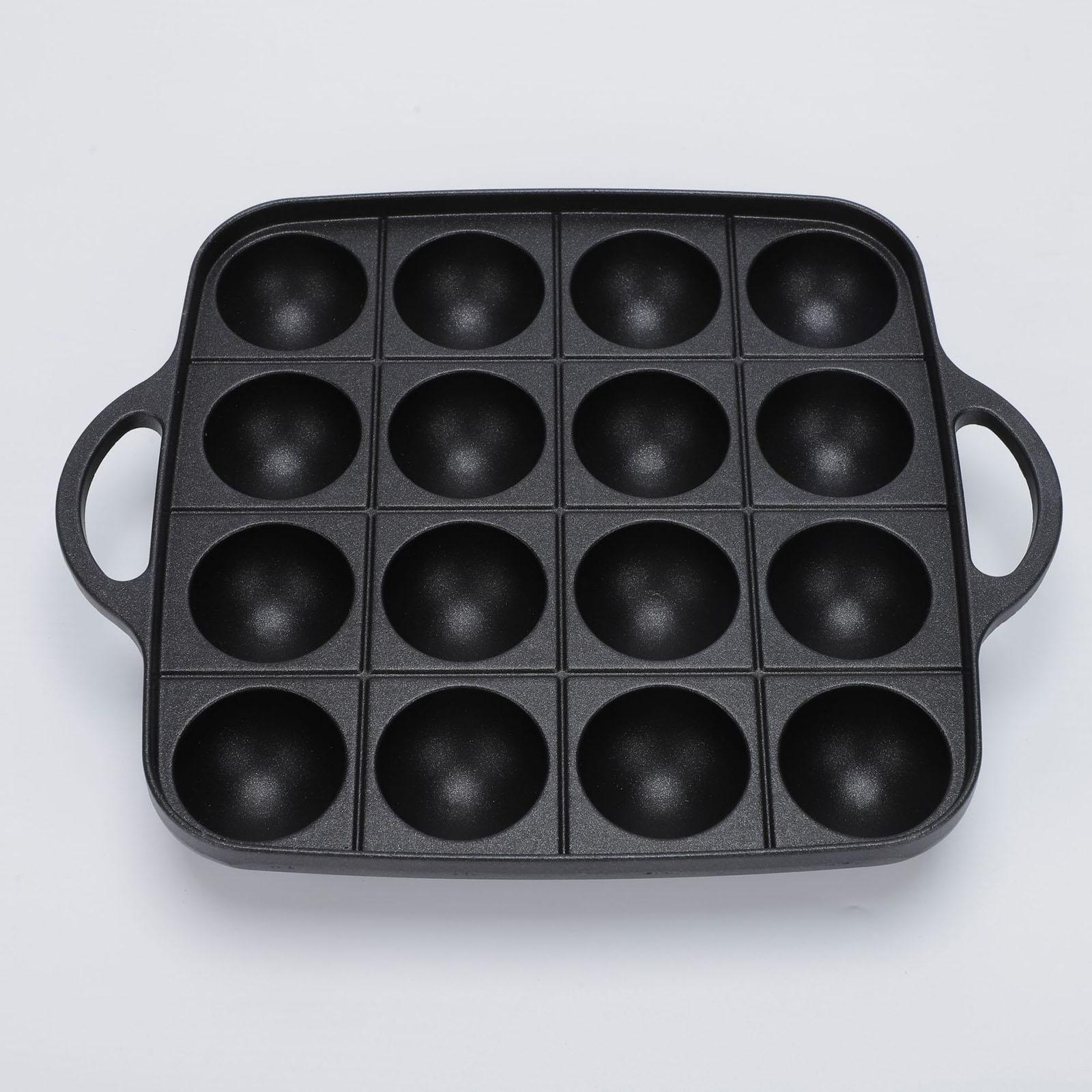 Takoyaki Grill Pan 16 Cavities - Takoyaki Pan Cast ulasan dan harga