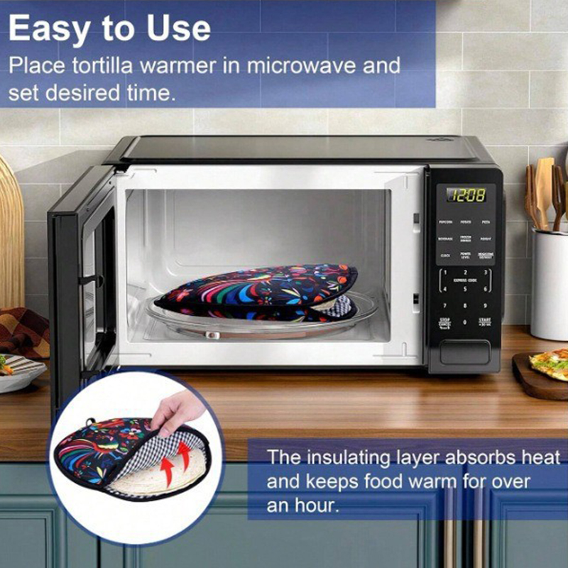 Microwave-Safe Tortilla Warmer - Tortilla Warmer Cloth ulasan dan harga