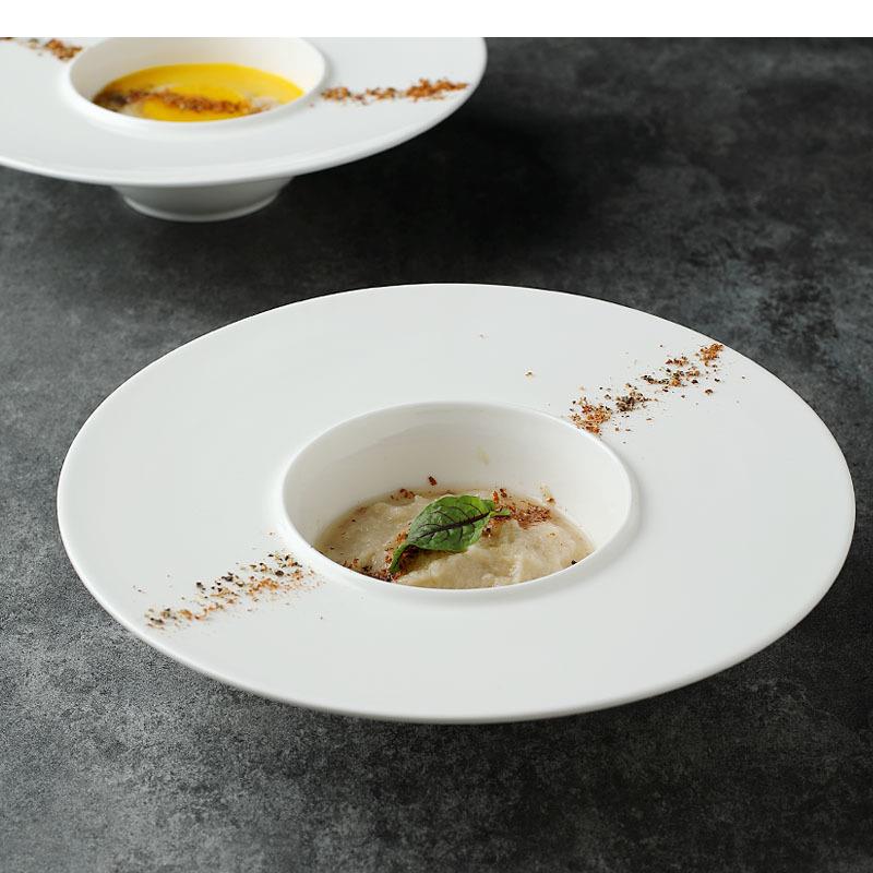 Round Ceramic Dinner Plate Coo - Home Cooking Dinner ulasan dan harga