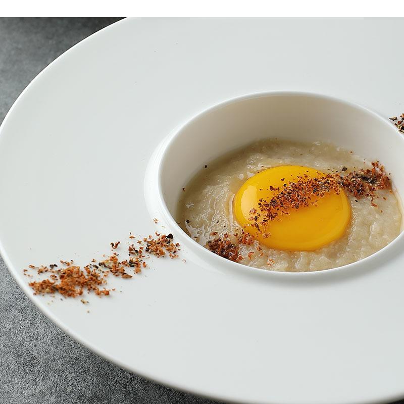 Round Ceramic Dinner Plate Coo - Home Cooking Dinner ulasan dan harga