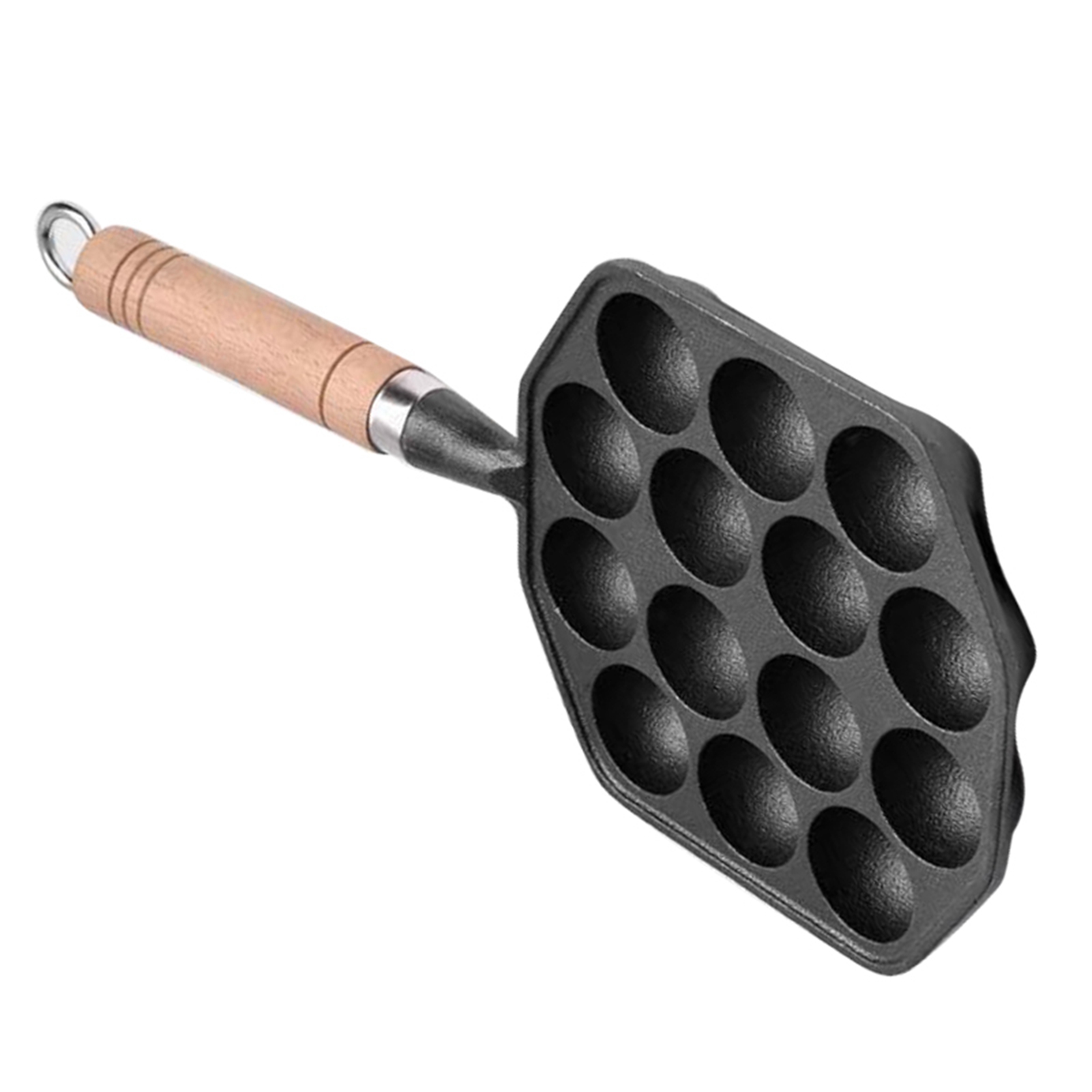 14 Holes Takoyaki Pan Nonstick - Takoyaki Pan Cast ulasan dan harga