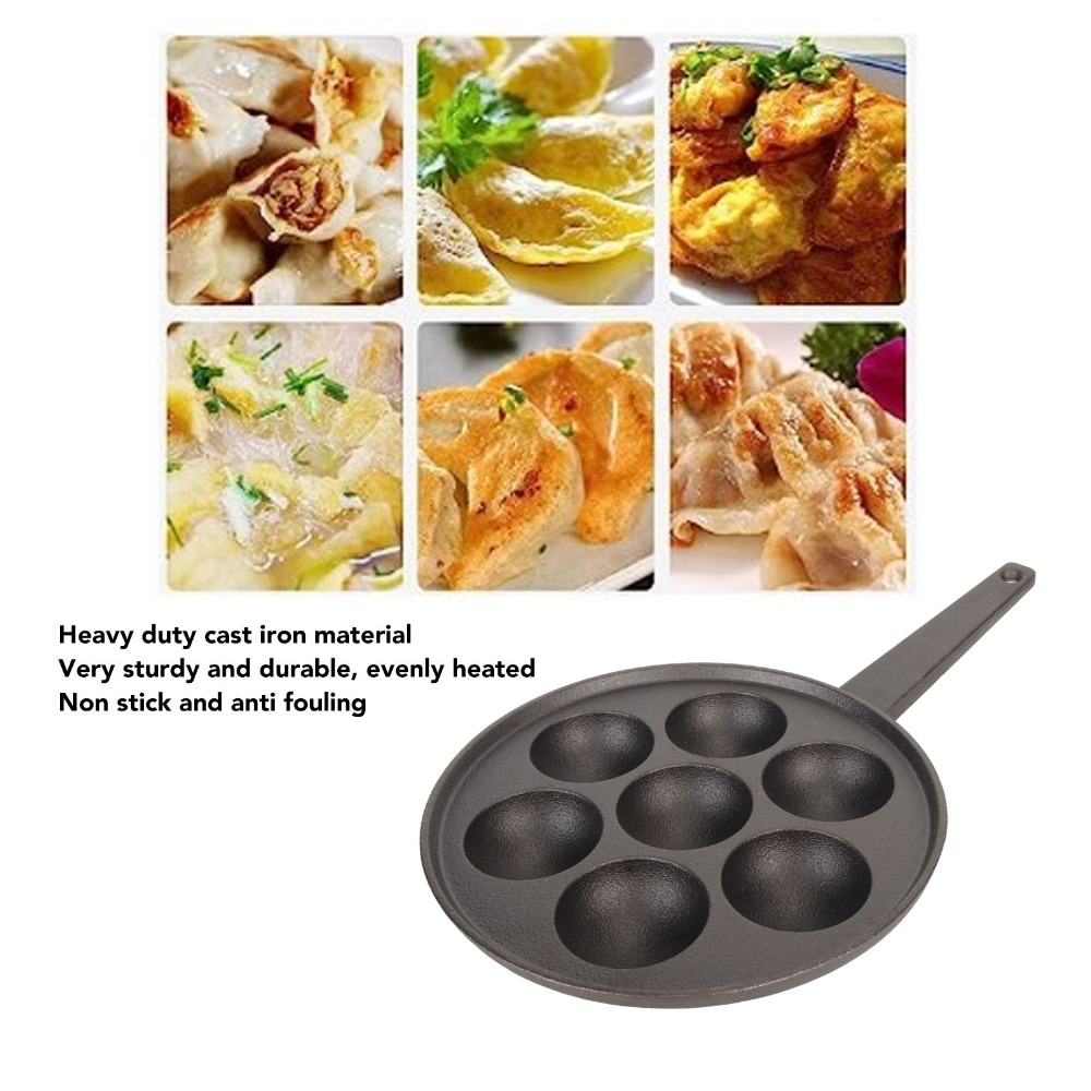 Cast Iron Takoyaki Pan 2.17in  - Takoyaki Pan Cast ulasan dan harga