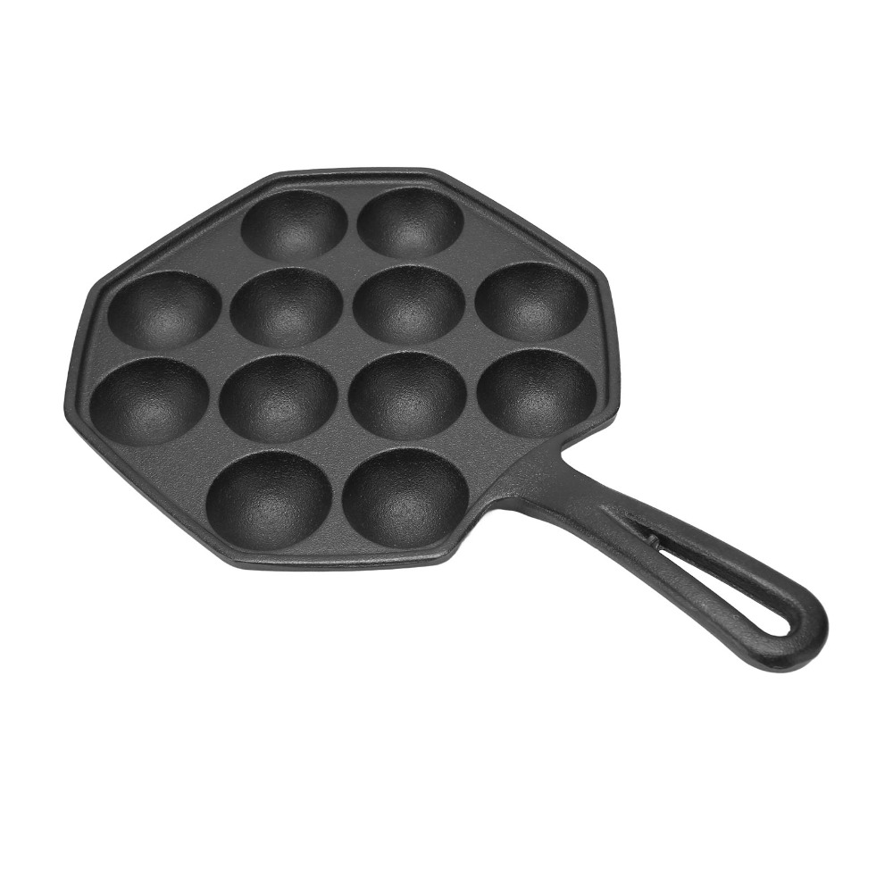 Cast Iron Egg Puff Frying Pan  - Takoyaki Pan Cast ulasan dan harga