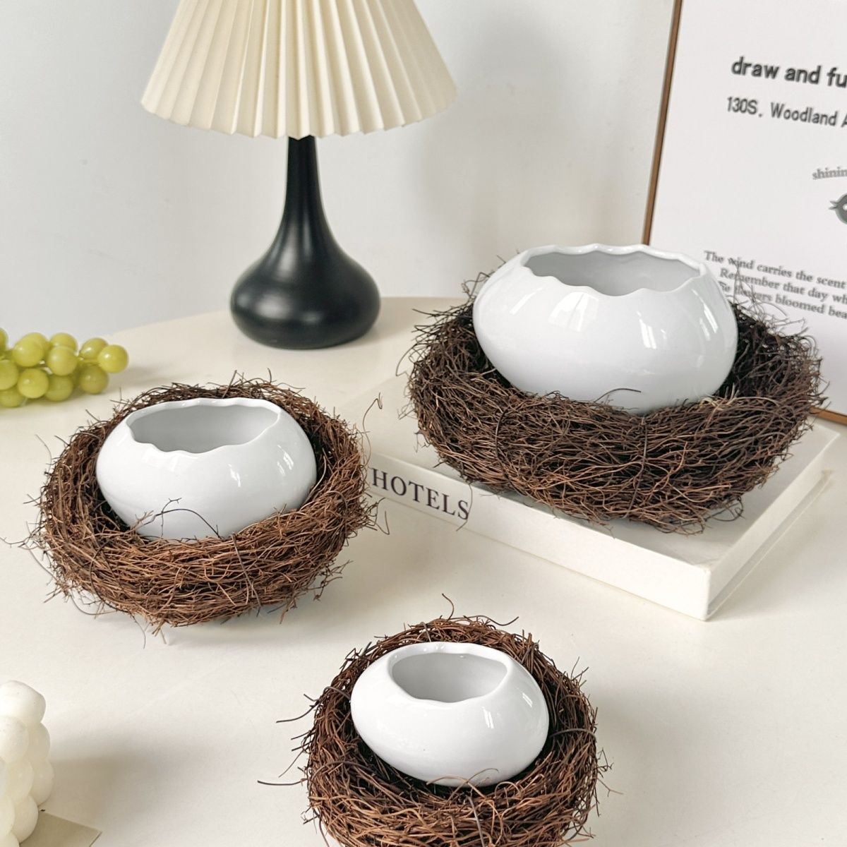 Modern Bird's Nest Ostrich Whi - Home Cooking Dinner ulasan dan harga