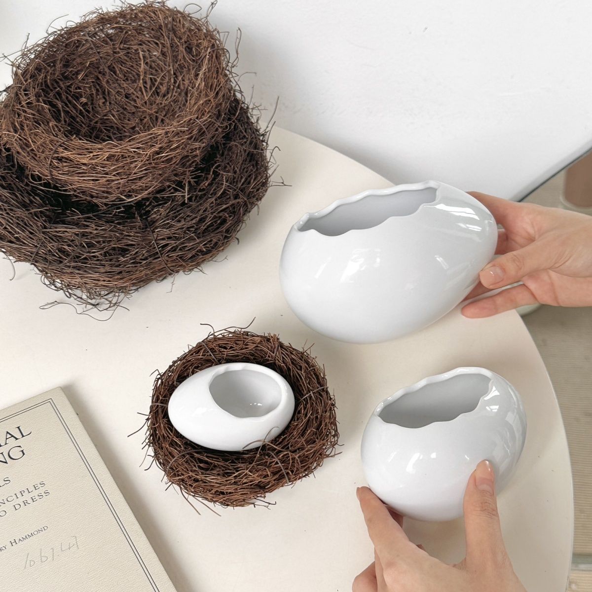 Modern Bird's Nest Ostrich Whi - Home Cooking Dinner ulasan dan harga