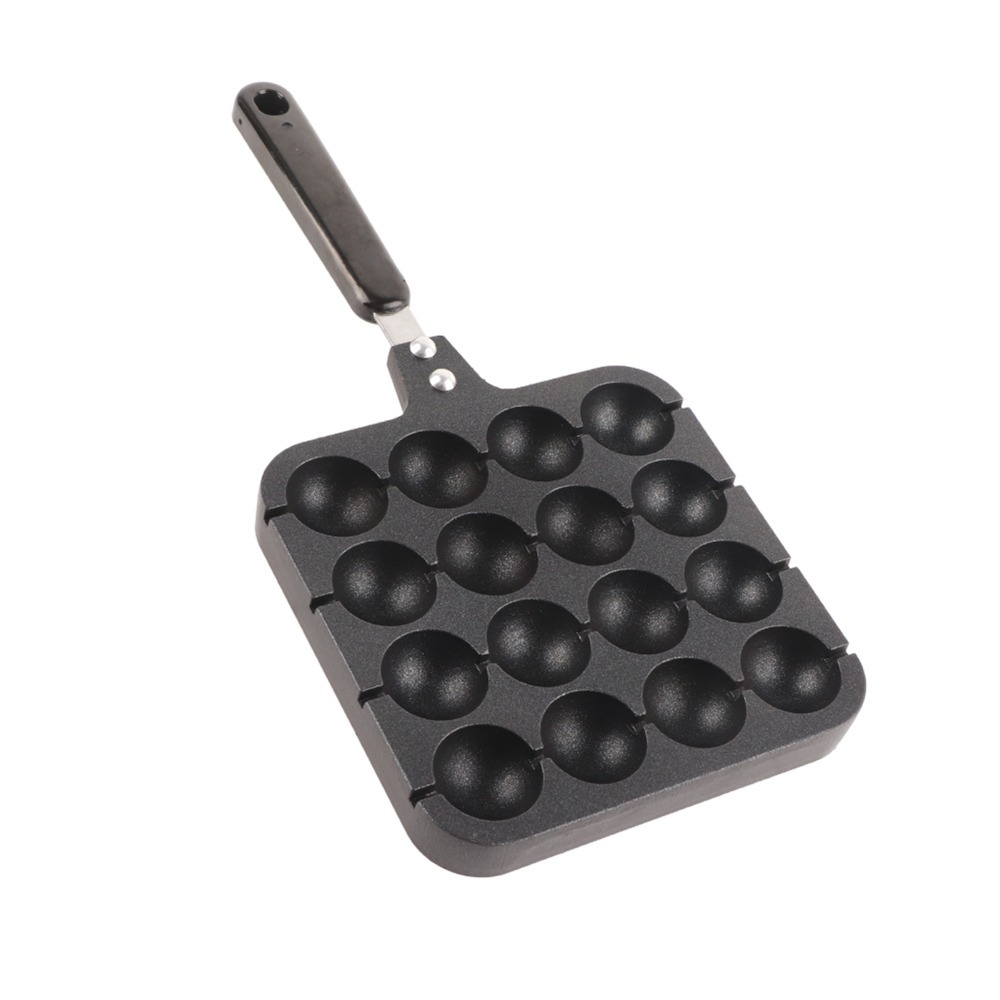 16-Hole Takoyaki Grill Pan Hea - Takoyaki Pan Cast ulasan dan harga