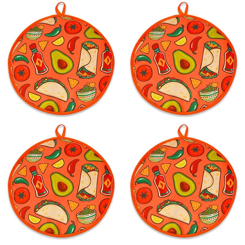 CQMF-4Pcs 12Inch Cloth Bag For - Tortilla Warmer Cloth ulasan dan harga