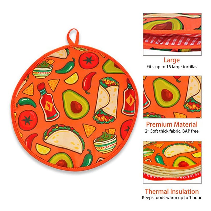 CQMF-4Pcs 12Inch Cloth Bag For - Tortilla Warmer Cloth ulasan dan harga