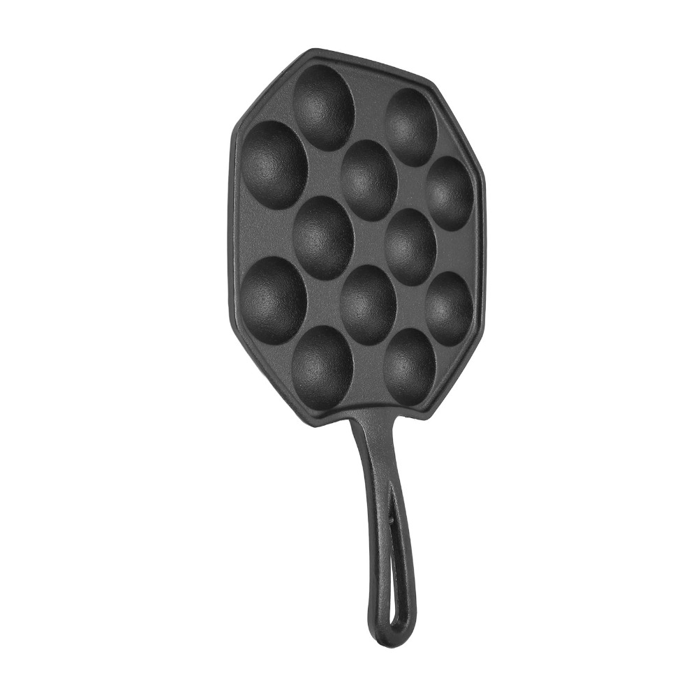 Cast Iron Egg Puff Frying Pan  - Takoyaki Pan Cast ulasan dan harga