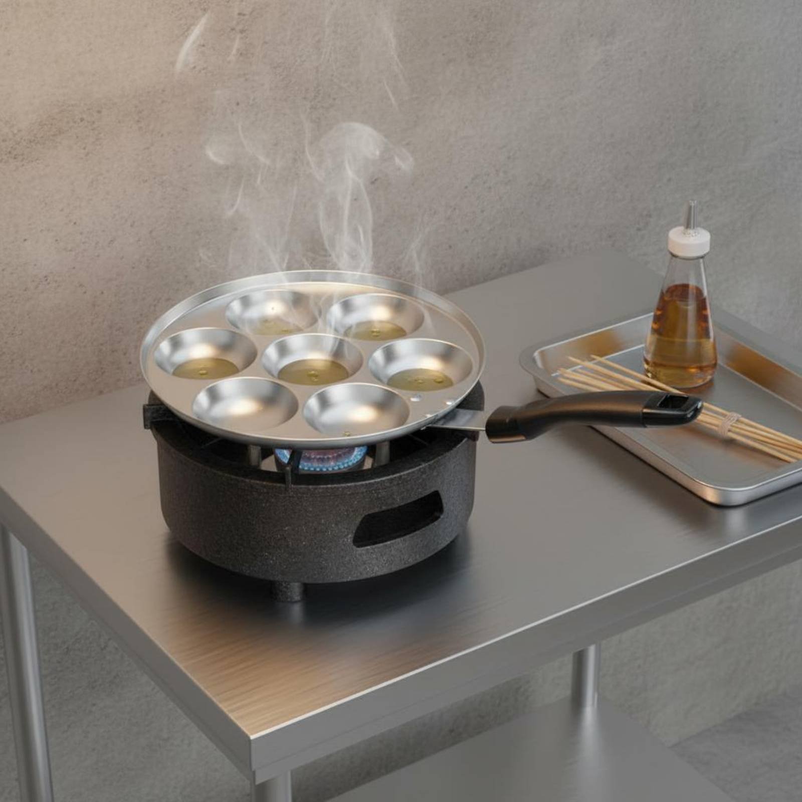 Takoyaki Pan Easy to Clean Jap - Takoyaki Pan Cast ulasan dan harga