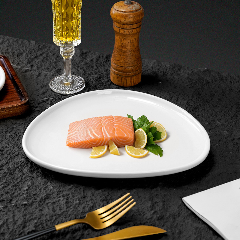 European White Porcelain Dinne - Home Cooking Dinner ulasan dan harga