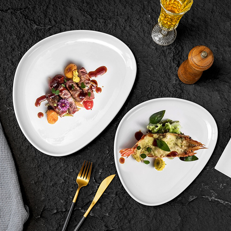 European White Porcelain Dinne - Home Cooking Dinner ulasan dan harga