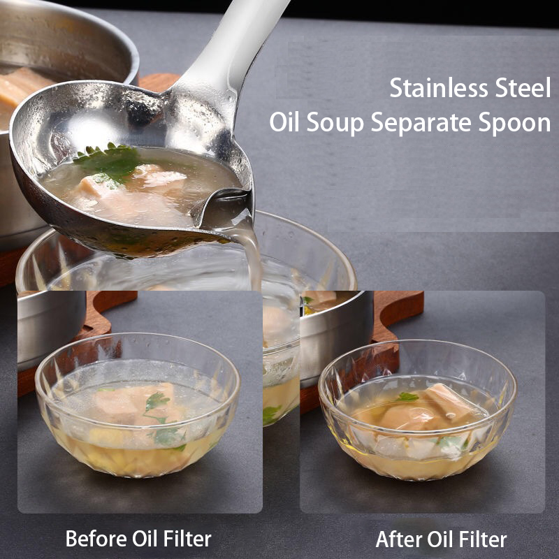 Long Handle Oil Soup Separate  - Home Cooking Dinner ulasan dan harga
