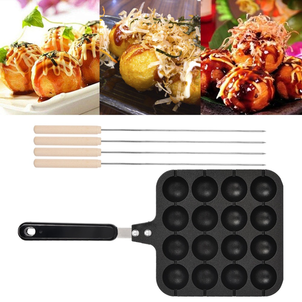 Cast Aluminum Takoyaki Grill P - Takoyaki Pan Cast ulasan dan harga