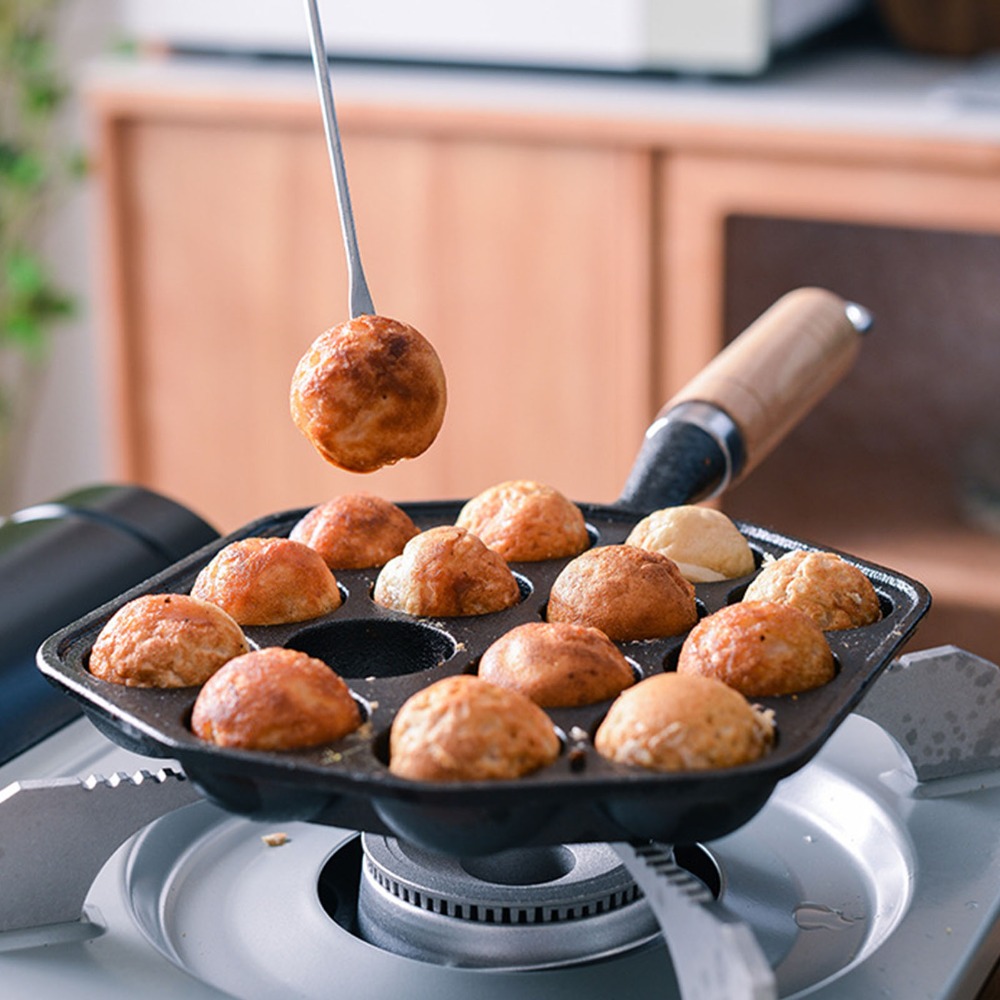 Cast Iron Takoyaki Maker Nonst - Takoyaki Pan Cast ulasan dan harga