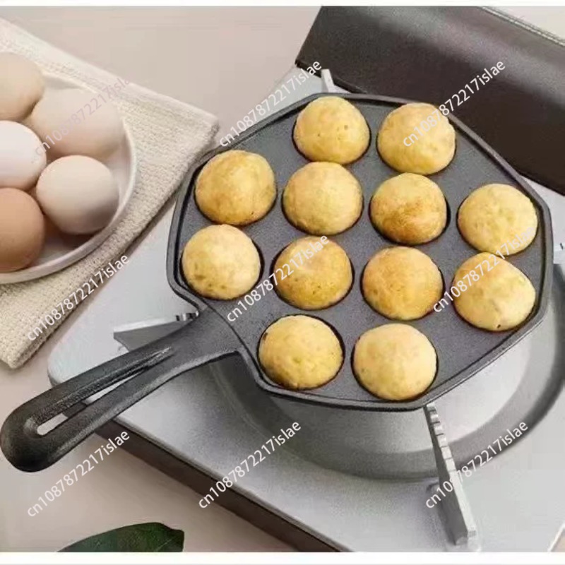 14 Holes Non-stick Takoyaki Pa - Takoyaki Pan Cast ulasan dan harga